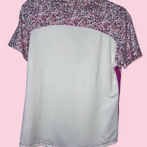 TWO Pink and White Golf Polo Shirt Bundle - Picture 4 of 7